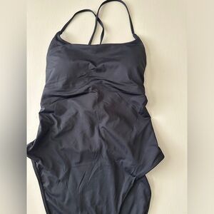 Everlane one piece black swim suit size medium